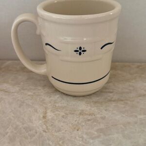Longaberger Mug, coffee/ tea, Traditional Blue Ivory